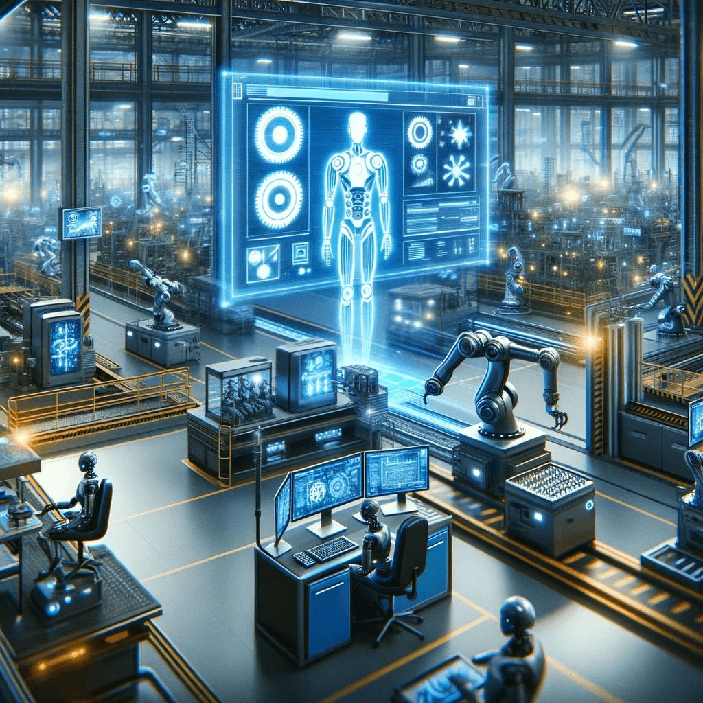 Image representing AI and ChatGPT - Revolutionizing the Manufacturing Industry